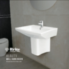 Beauty One Piece Wall Hang Basin by Brite Sanitary Ware