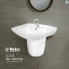 Diana One Piece Wall Hang Basin By Brite Sanitary Ware