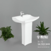Delta Two Piece Basin by Brite Sanitary Ware