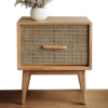 Rattan Retreat Bedside Table